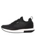 Antony Morato Low Top Faux Leather Trainers - Black/White
