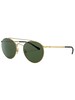 Polo Ralph Lauren 0PH3114 Round Sunglasses - Pale Gold/Blue