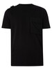 MA.STRUM Cargo Pocket T-Shirt - Jet Black