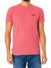 Superdry Essential Logo EMB T-Shirt - Punch Pink Marl