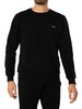 Antony Morato Dynamic Box Logo Slim Sweatshirt - Black