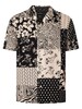 Antony Morato Osaka Pattern Short Sleeved Shirt - Black