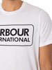 Barbour International Essential Large Logo T-Shirt - White