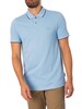 Armani Exchange Circle Logo Polo Shirt - Placid Blue