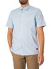 HUGO Ebor Short Sleeved Shirt - Pastel Blue