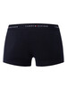 Tommy Hilfiger 5 Pack Signature Cotton Essentials Trunks - Black (Red/Well Water/White/Hunter/Desert Sky)