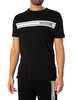 Tommy Hilfiger Lounge Brand Line T-Shirt - Black