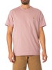 Carhartt WIP Chase T-Shirt - Glassy Pink/Gold