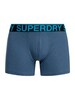 Superdry 3 Pack Organic Cotton Boxer Briefs - Navy/Blue Stripe/Navy Feeder