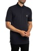Armani Exchange Embroidered Logo Polo Shirt - Deep Navy