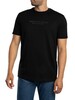 Armani Exchange Logo Graphic T-Shirt - Black