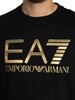 EA7 Big Logo T-Shirt - Black/Gold
