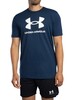 Under Armour Sport Style Logo Loose T-Shirt - Academy/White