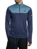 Under Armour Tech Utility 1/4 Track Top - Washed Navy/Blue Smoke