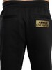 Armani Exchange Box Logo Joggers - Black/Gold