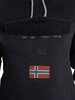 Napapijri Burgee Pullover Hoodie - Black Beauty
