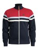 Trojan Panel Stripe Track Jacket - Navy