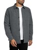 Barbour Marlow Tailored Wool Blend Overshirt - Dark Grey Marl