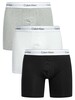 Calvin Klein 3 Pack Icon Boxer Briefs - Grey/White/Black