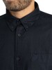 Lyle & Scott Tonal Eagle Plain Oxford Shirt - Dark Navy