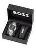 BOSS Watch and Bracelet Set - Blue/Gold