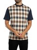 Aquascutum Macro Iconic Front T-Shirt - Navy