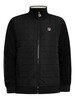 Fila Moor Padded Front Jacket - Black/Gardenia