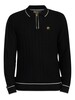 Fila Sully Longsleeved Polo Shirt - Black