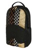Sprayground 20L Anniversary Shark Dlxs Backpack - Grey/Gold/Brown