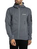 Berghaus Pravitale Mtn 2.0 Hooded Fleece Jacket - Grey/Dark Grey