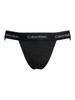 Calvin Klein 3 Pack Icon Jockstraps - Black (Chalk/Black/Currie