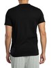 Emporio Armani 2 Pack Lounge Crew Neck T-Shirt - Black/Black