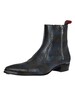 Jeffery West Zip Chelsea Leather Boots - Blue Safari