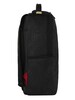 Sprayground 20L Tonal monogram Emboss Shark Backpack - Black