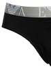 Emporio Armani 3 Pack Briefs - Black/Grey/White