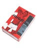 HUGO 3 Pack Boxer Briefs - Black/Pattern/Black